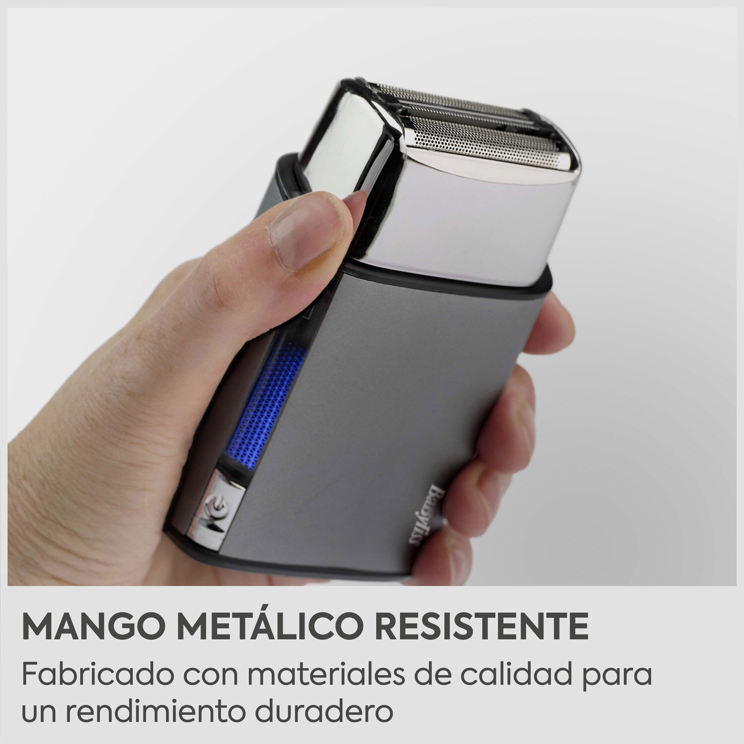 Afeitadora de doble l&aacute;mina Super-X Metal Series (Plata)